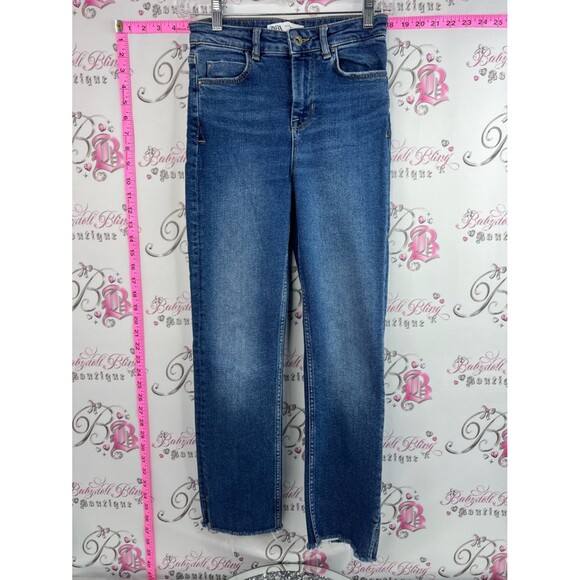 Zara Pants - Zara jeans denim distressed him light Blue Straight-Leg Jeans